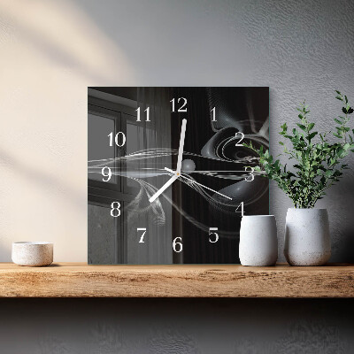 Orologio quadrato Astrazione