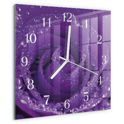Orologio quadrato Rosa