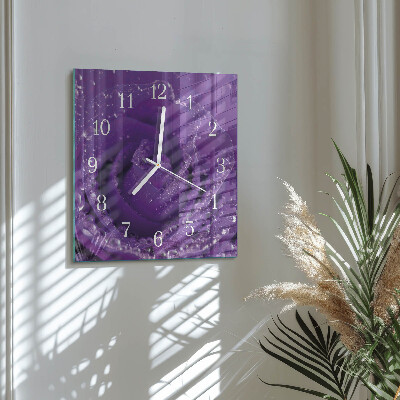 Orologio quadrato Rosa