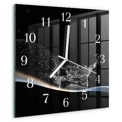 Orologio quadrato Acqua