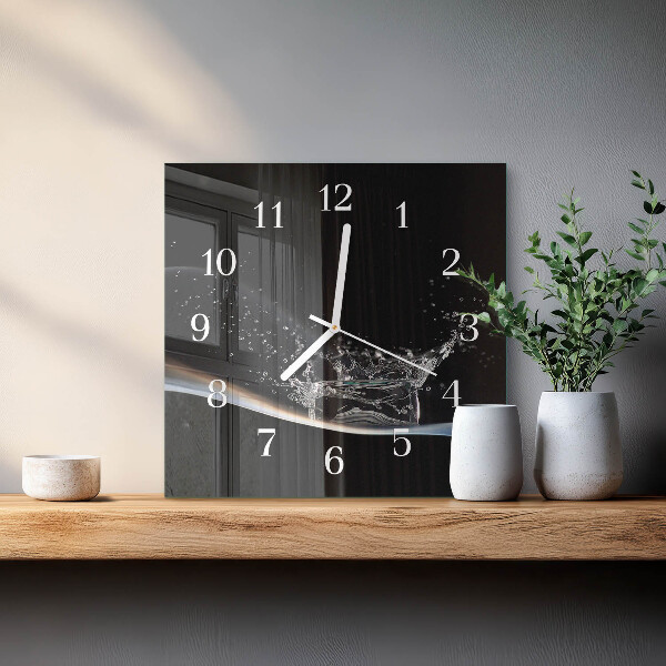 Orologio quadrato Acqua