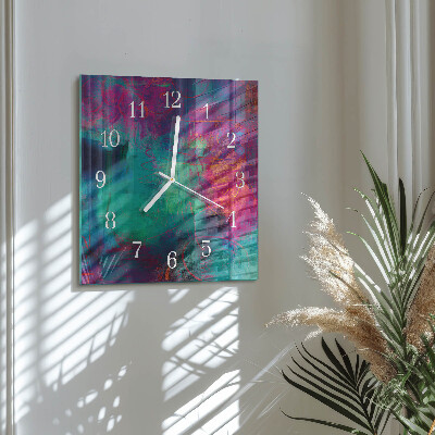 Orologio quadrato Pittura colorata