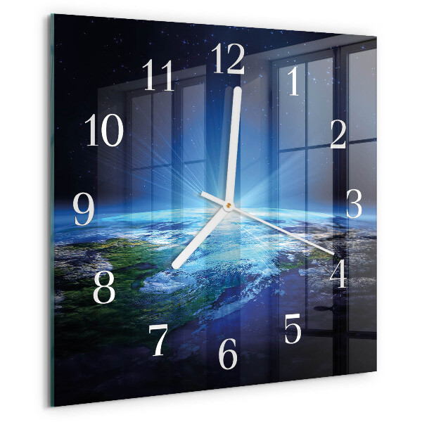 Orologio quadrato L'universo della Terra