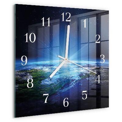 Orologio quadrato L'universo della Terra