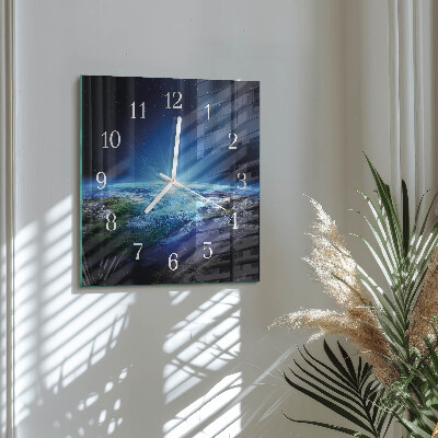 Orologio quadrato L'universo della Terra