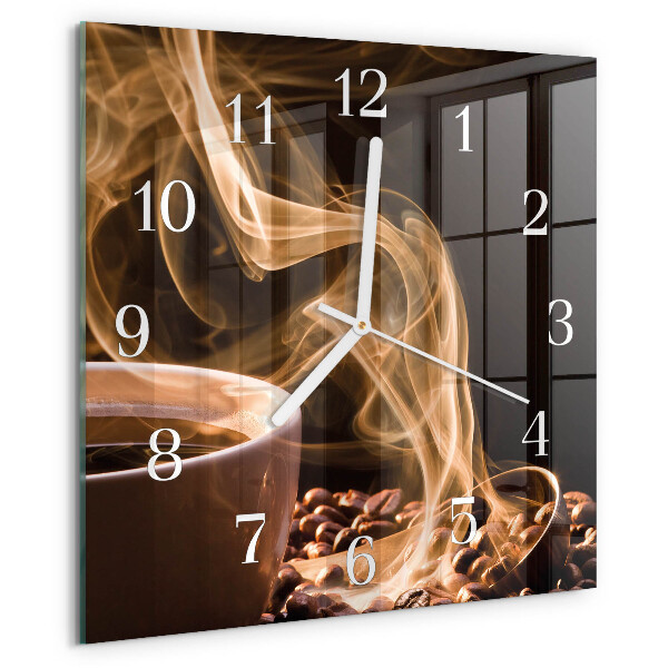 Orologio quadrato Tazza di caffè