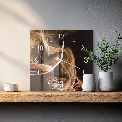 Orologio quadrato Tazza di caffè