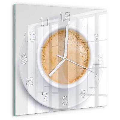 Orologio quadrato Tazza di caffè