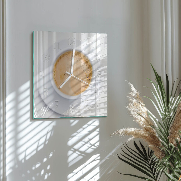 Orologio quadrato Tazza di caffè