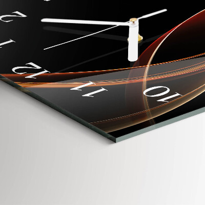 Orologio quadrato Linee astratte