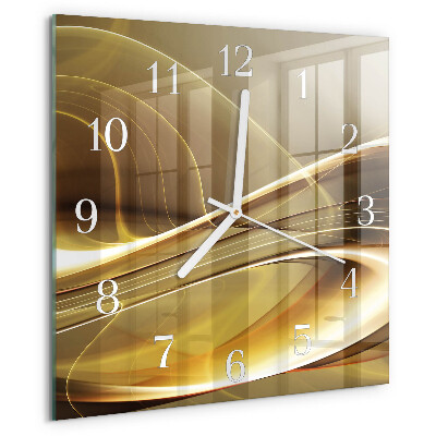Orologio quadrato Linee astratte
