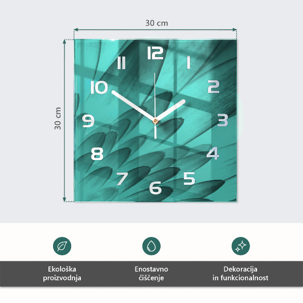 Orologio quadrato Linee astratte