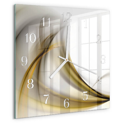 Orologio quadrato Linee astratte
