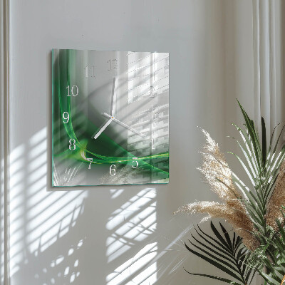Orologio quadrato Linee astratte