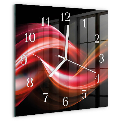 Orologio quadrato Linee astratte