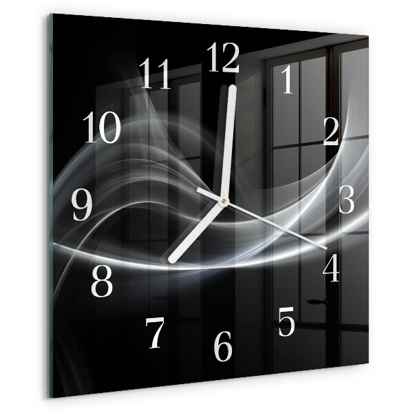 Orologio quadrato Linee astratte