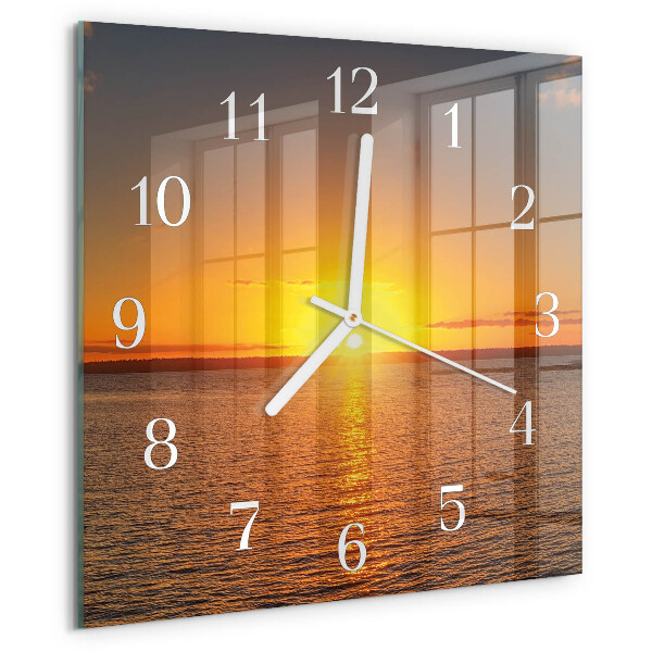Orologio quadrato Tramonto