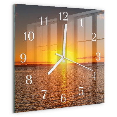 Orologio quadrato Tramonto