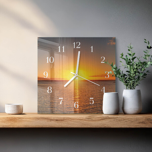 Orologio quadrato Tramonto