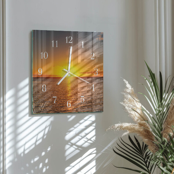 Orologio quadrato Tramonto