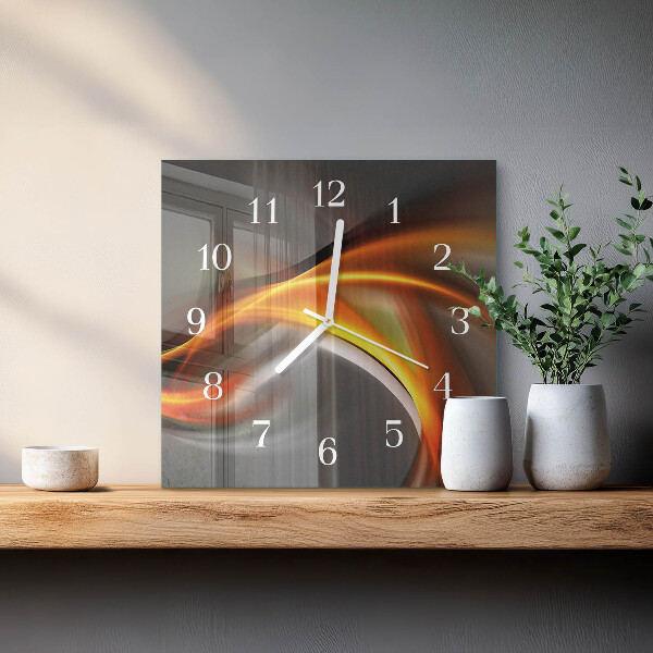 Orologio quadrato Astrazione