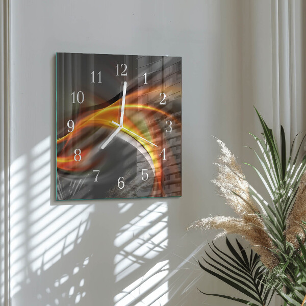 Orologio quadrato Astrazione