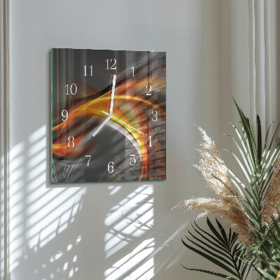 Orologio quadrato Astrazione