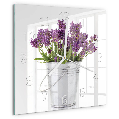 Orologio quadrato Lavanda