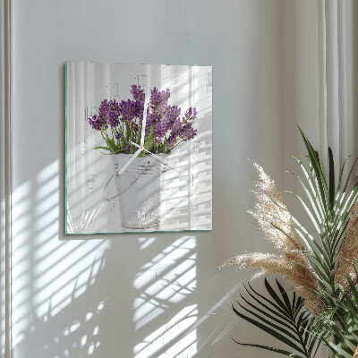 Orologio quadrato Lavanda