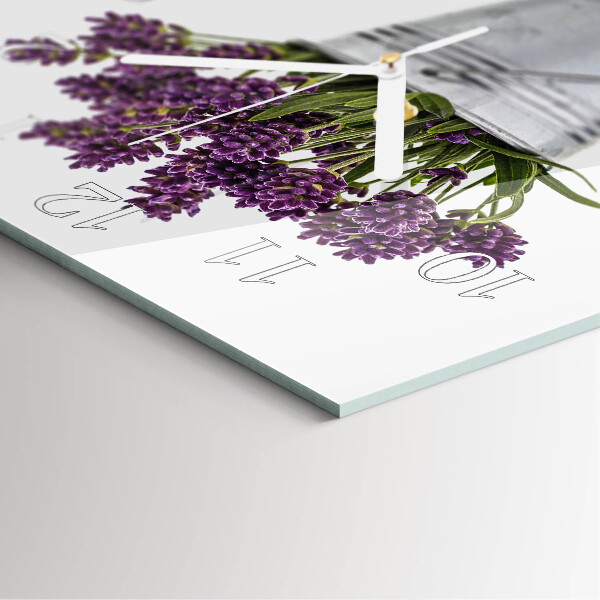Orologio quadrato Lavanda