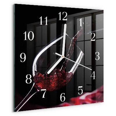 Orologio quadrato Vino