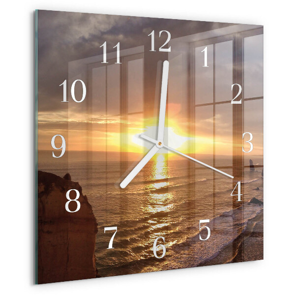 Orologio quadrato Tramonto