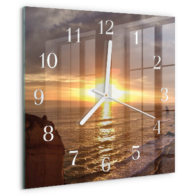 Orologio quadrato Tramonto