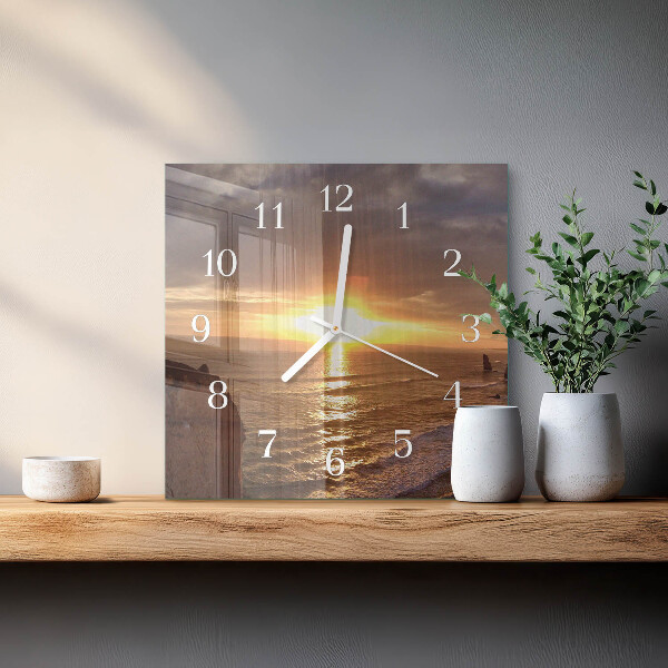 Orologio quadrato Tramonto
