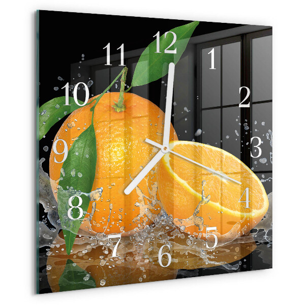 Orologio quadrato Arance