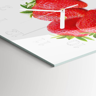 Orologio quadrato Fragole
