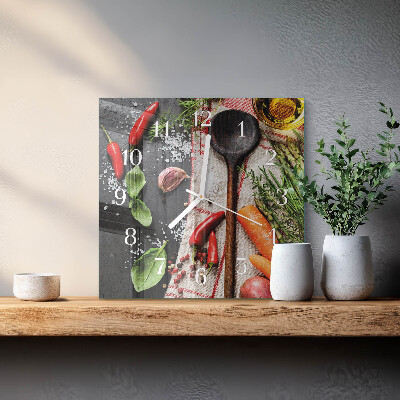 Orologio quadrato Spezie