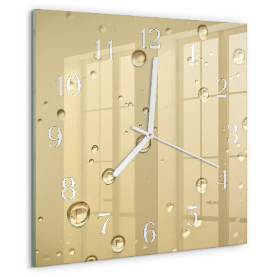 Orologio quadrato Gocce