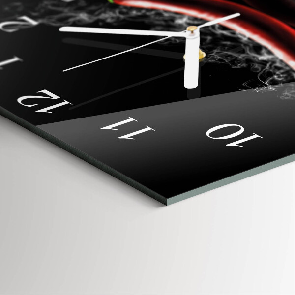 Orologio quadrato peperoncini