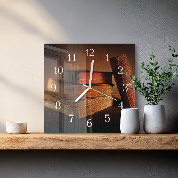 Orologio quadrato Libro