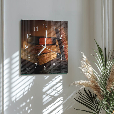 Orologio quadrato Libro