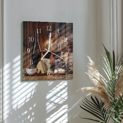 Orologio quadrato Vino