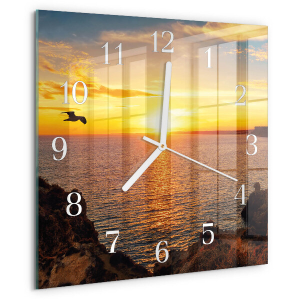 Orologio quadrato Tramonto