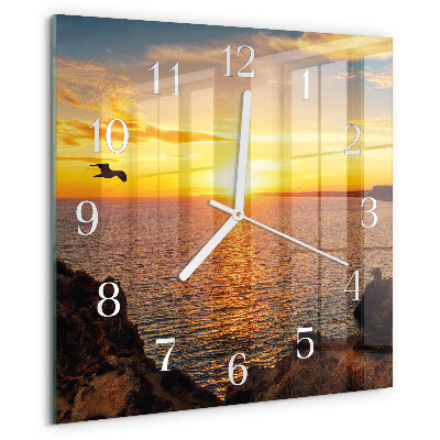 Orologio quadrato Tramonto