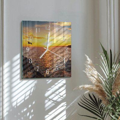 Orologio quadrato Tramonto