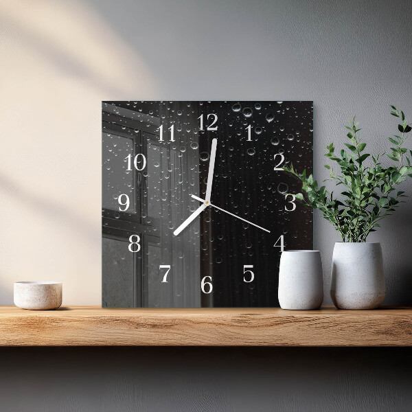 Orologio quadrato Gocce