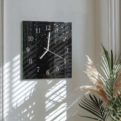 Orologio quadrato Gocce