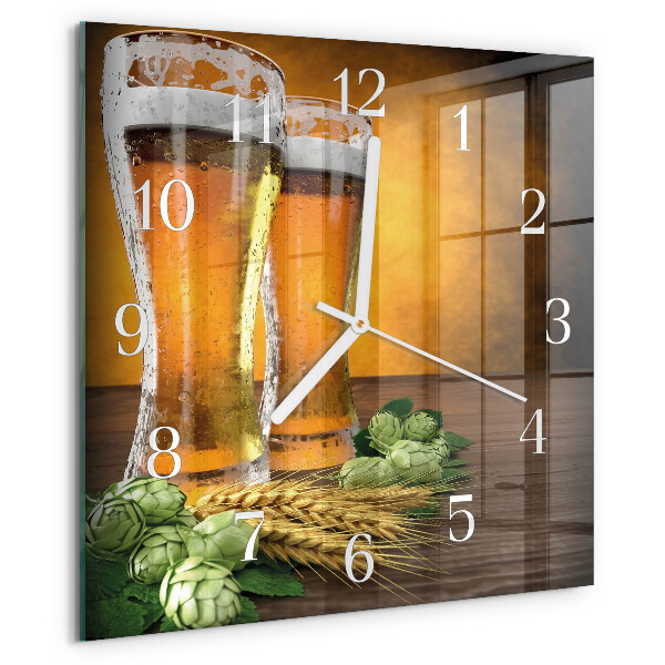 Orologio quadrato Bicchieri di birra