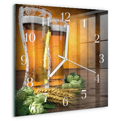 Orologio quadrato Bicchieri di birra