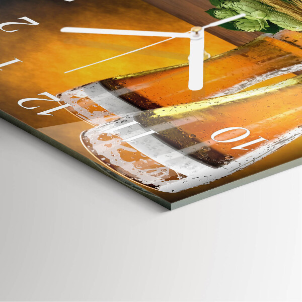Orologio quadrato Bicchieri di birra